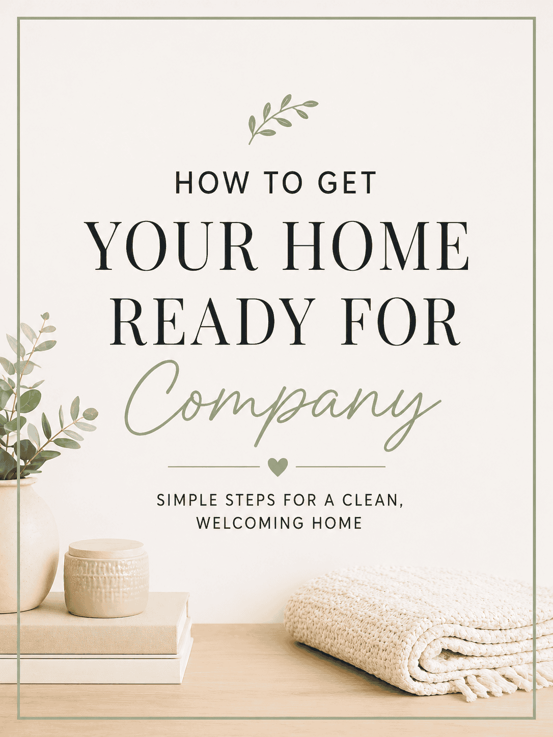 How to Get Your Home Ready for Company