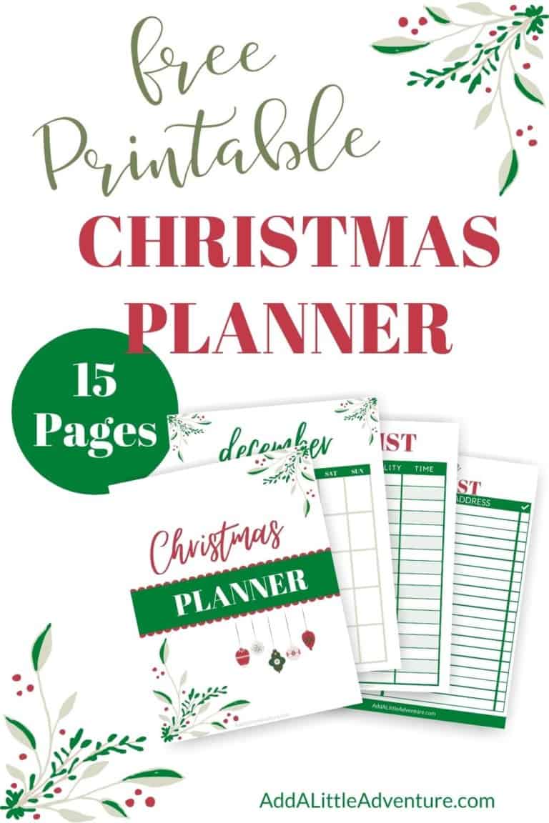 Free Printable Christmas Planner {For 2024} - Add A Little Adventure