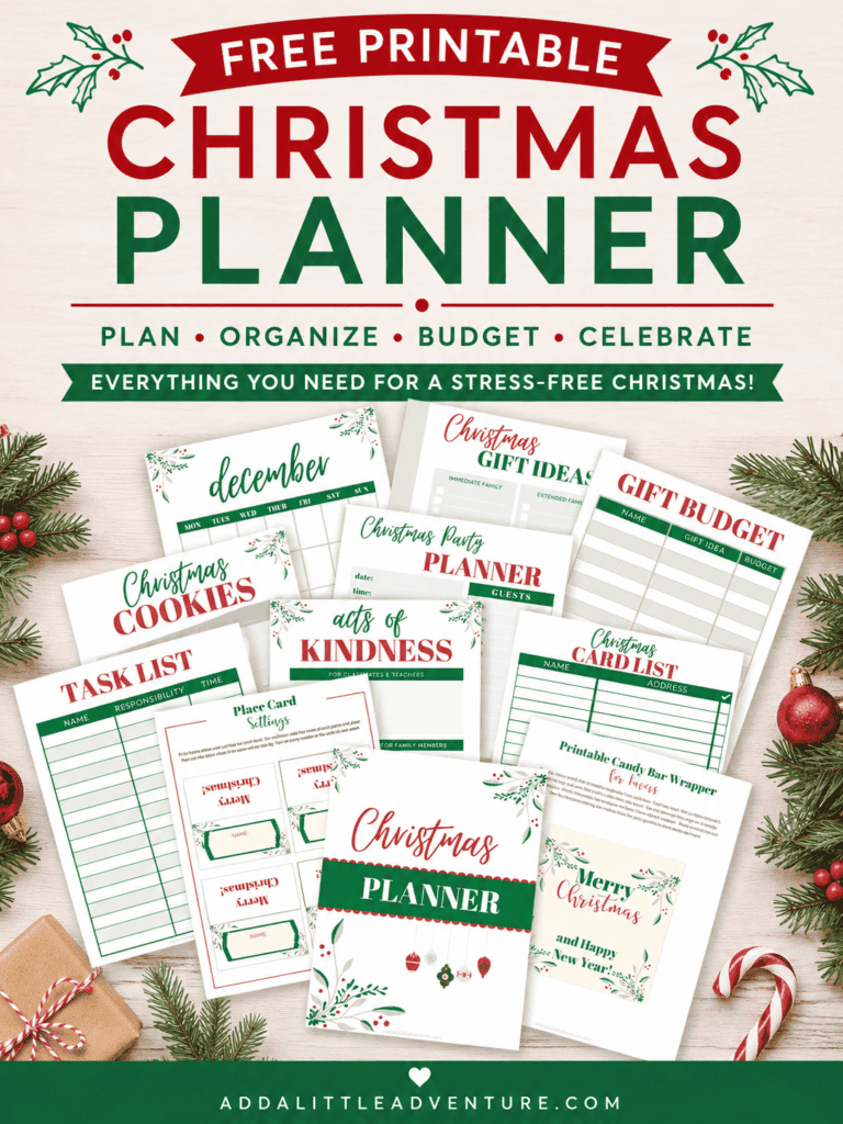 Free Printable Christmas Planner