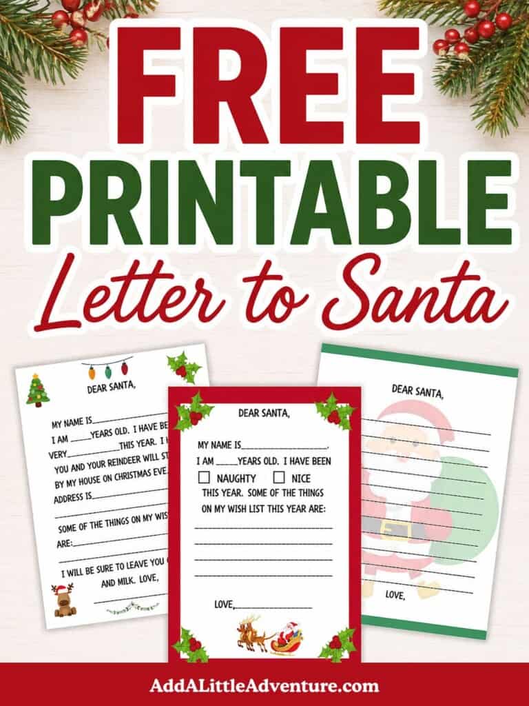 Free Printable Letter to Santa