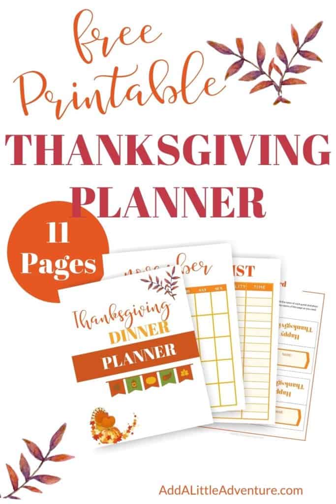 Free Printable Thanksgiving Planner