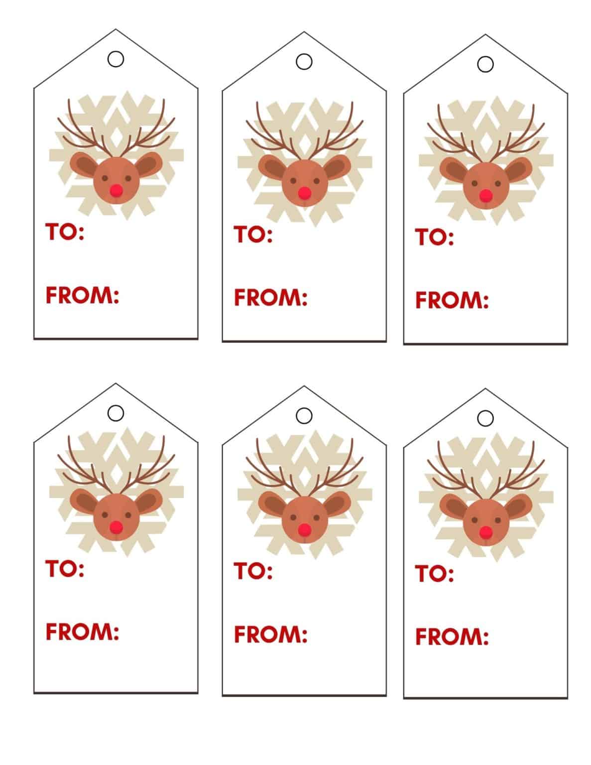 Printable Christmas Tags - PDFs - Add A Little Adventure