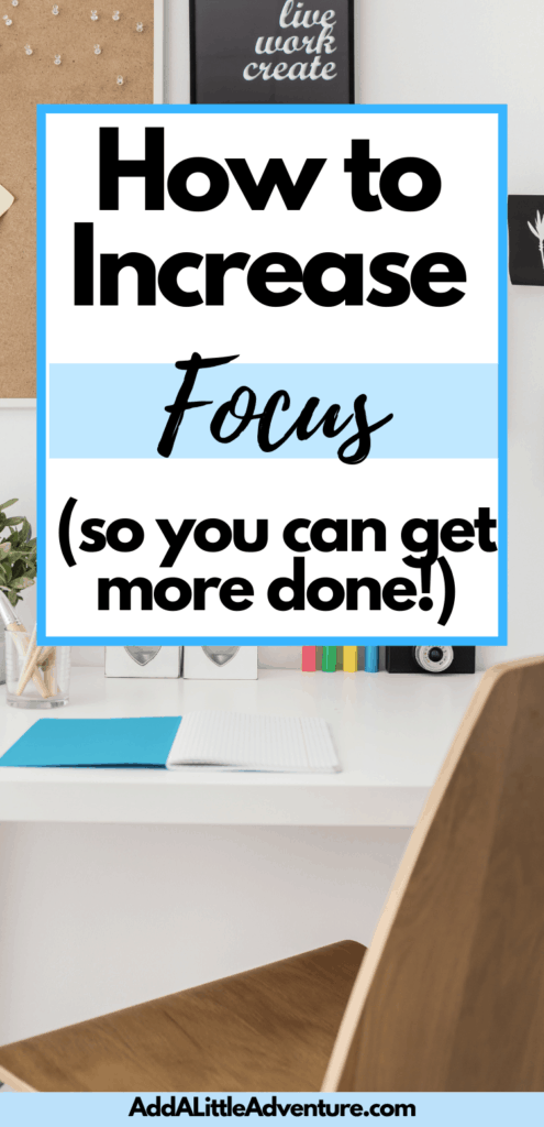 how to increase focus