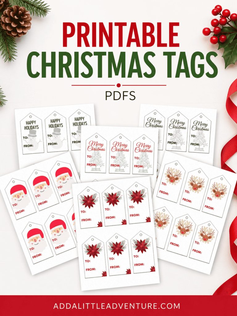 Free Printable Christmas Tags