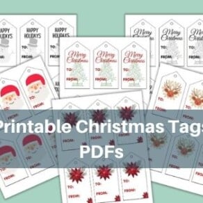 Printable Christmas Tags PDFs