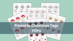 Printable Christmas Tags - PDFs - Add A Little Adventure