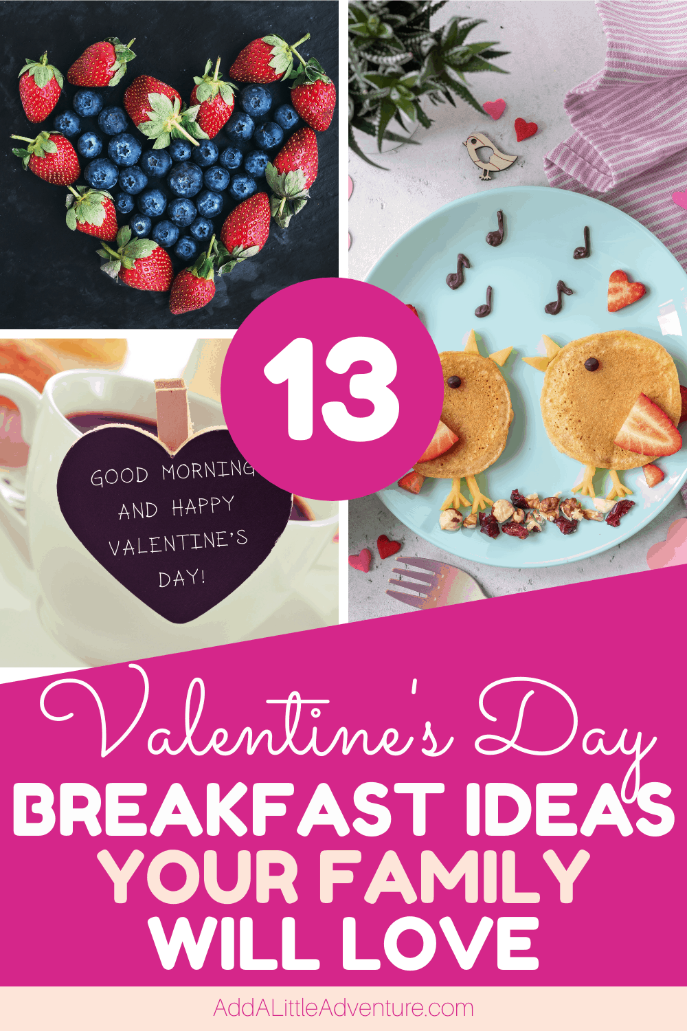 Valentine's Day Breakfast Ideas for the Whole Family