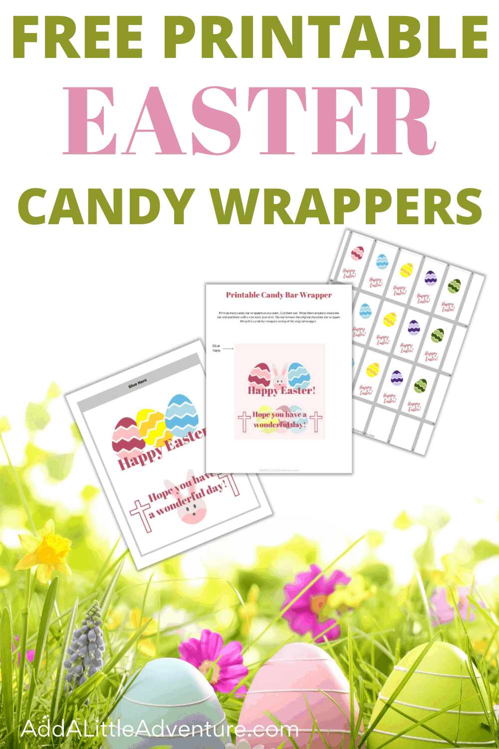 Free Printable Easter Candy Wrappers - Add A Little Adventure