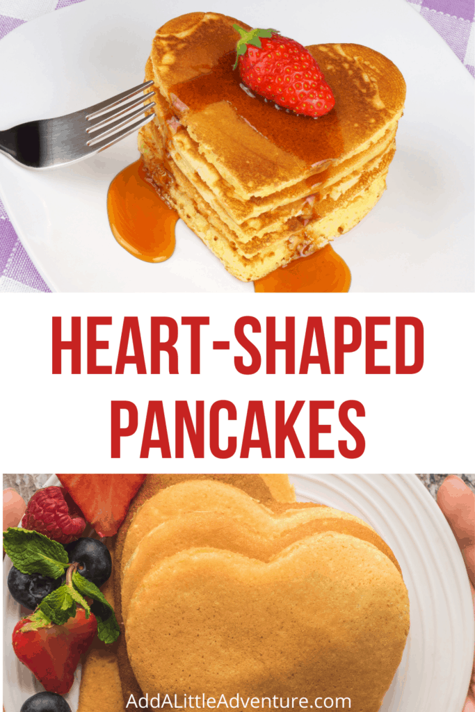 heart shaped pancakes