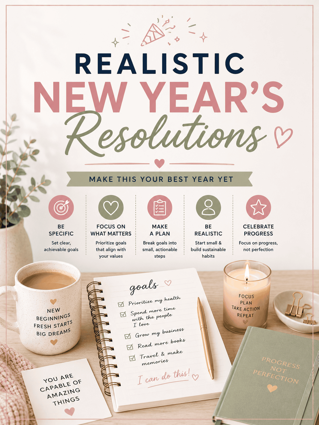 Realistic New Year's Resolutions