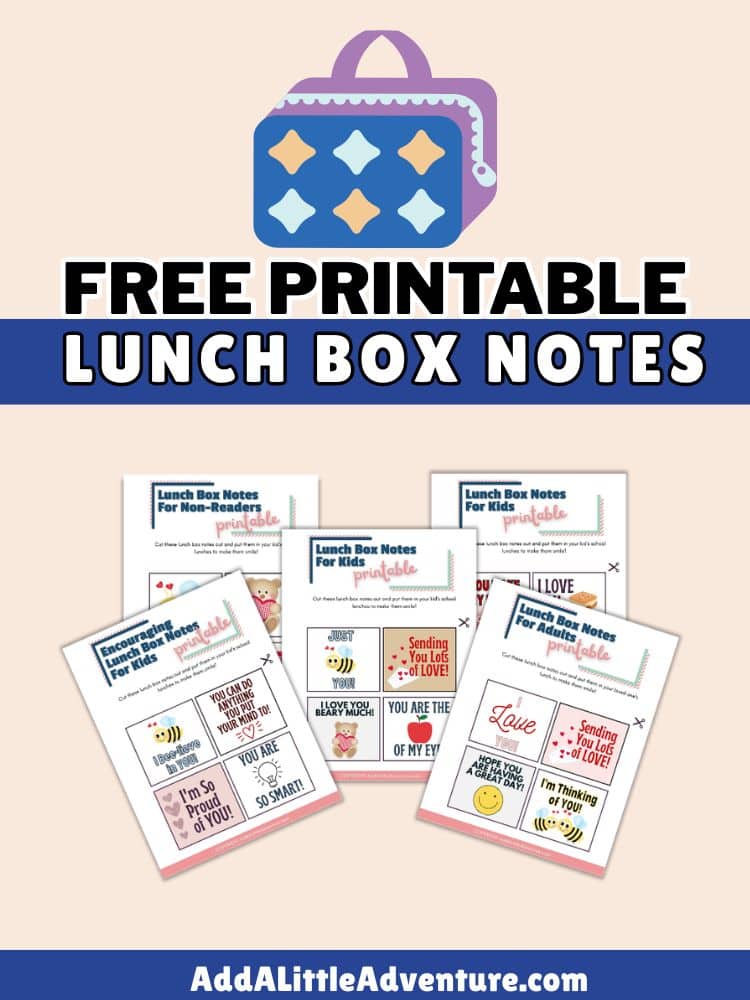 Free Printable Lunch Box Notes