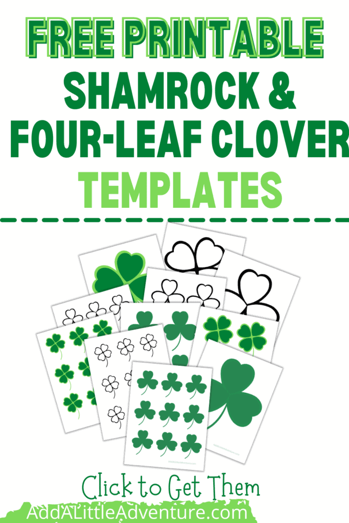 Free Printable Shamrock & Four-Leaf Clover Templates