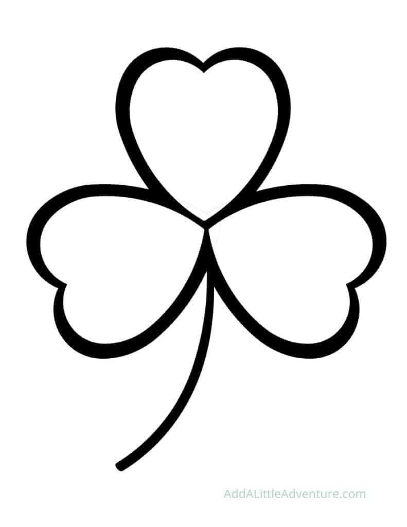 Free Printable Shamrock and Four Leaf Clover Templates