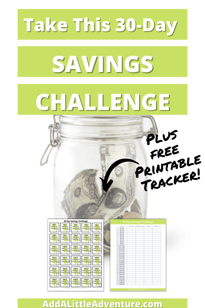 Take this 30 day savings challenge