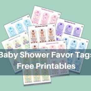 Baby Shower Favor Tags Free Printables