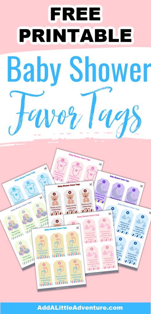 Free Printable Baby Shower Favor Tags