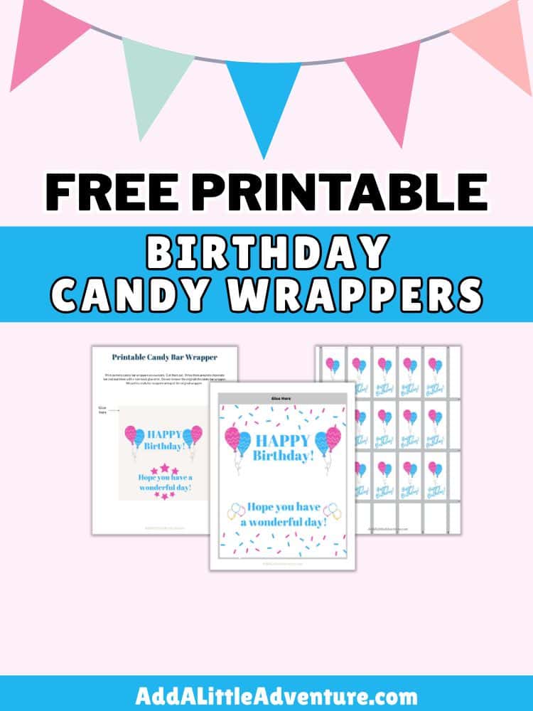 Free Printable Birthday Candy Wrappers