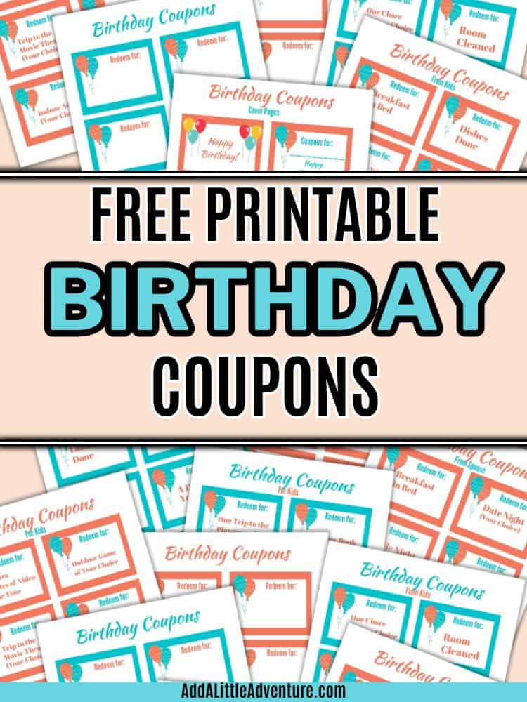 Free Printable Birthday Coupons