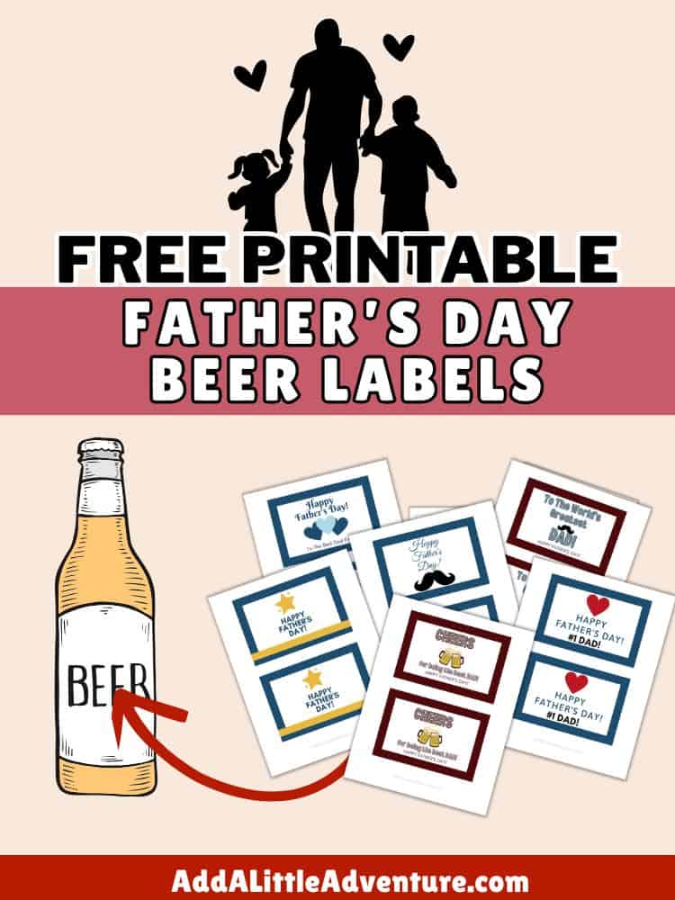 Free Printable Father's Day Beer Labels