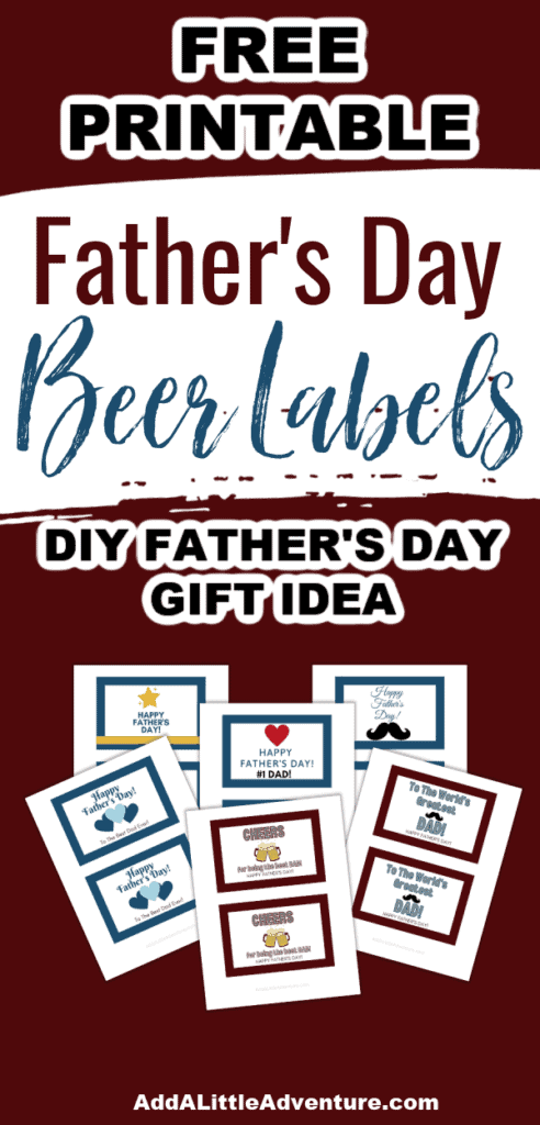 Free Printable Father's Day Beer Labels - DiY Father's Day Gift Idea