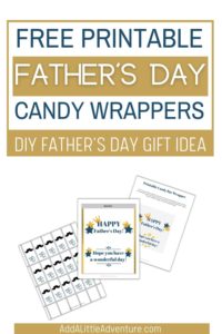 Father's Day Candy Bar Wrappers - Free Printables