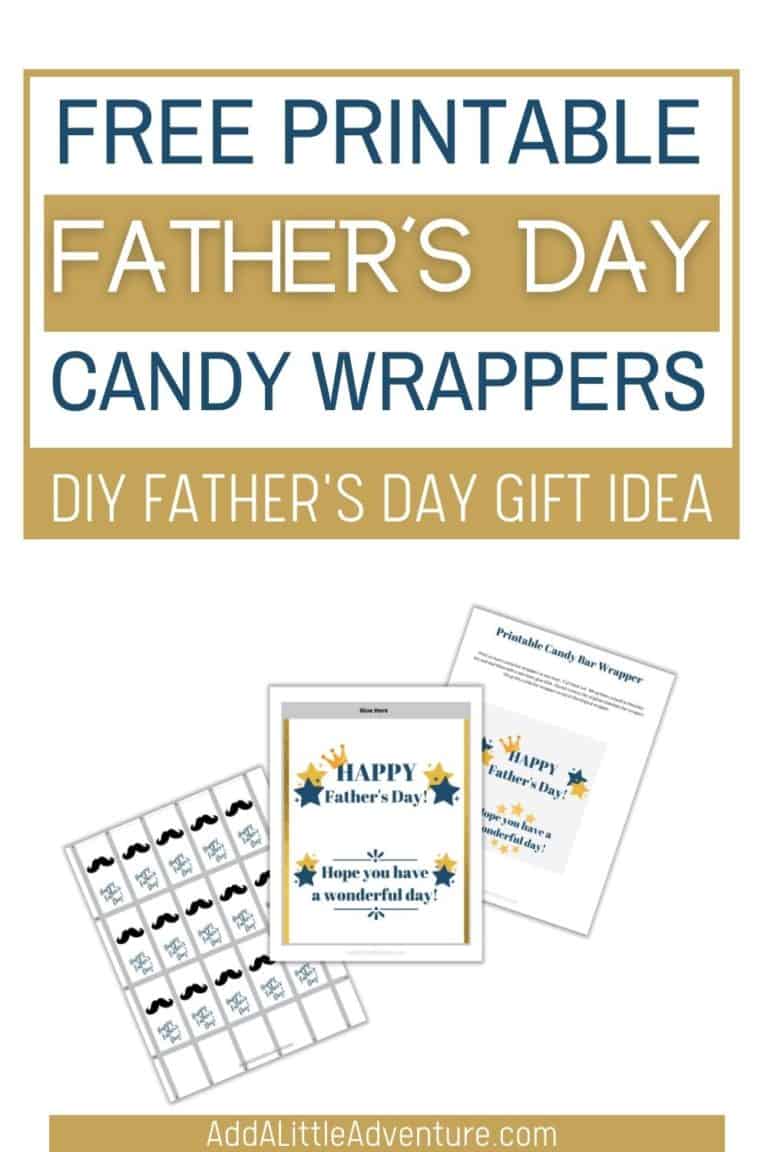 Father's Day Candy Bar Wrappers - Free Printables