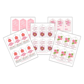 Free Printable Tags - For Gifts &amp; Favors - Thank You Tags