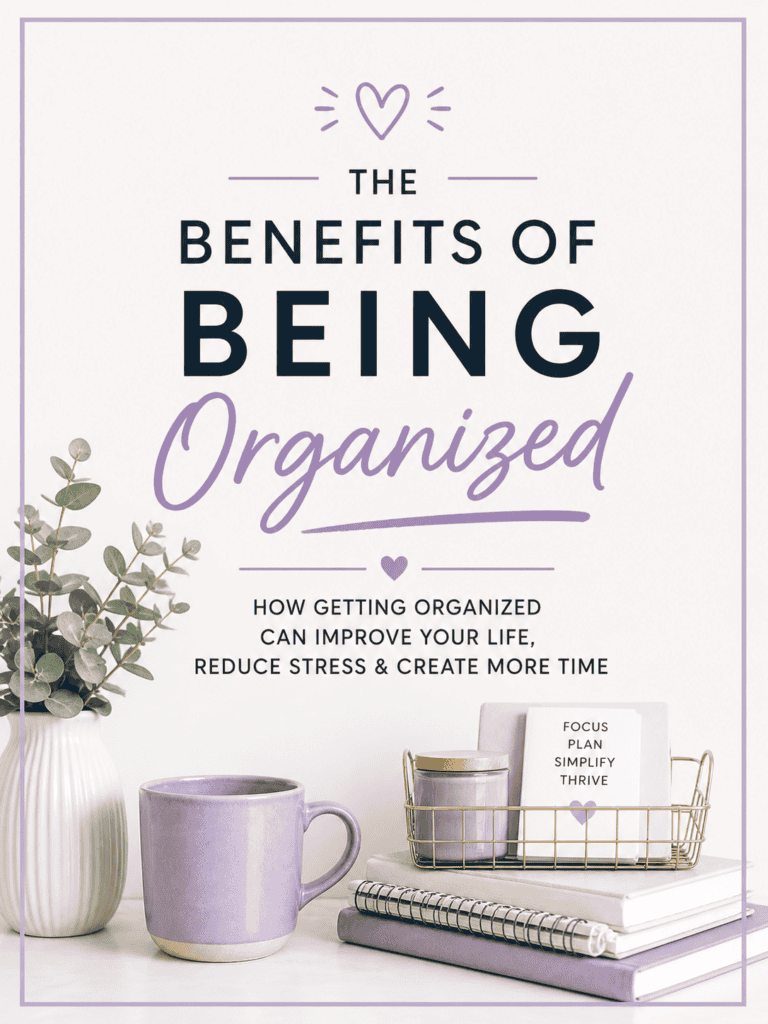 The Benefits of Being Organized