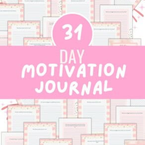 31 Day Motivation Journal