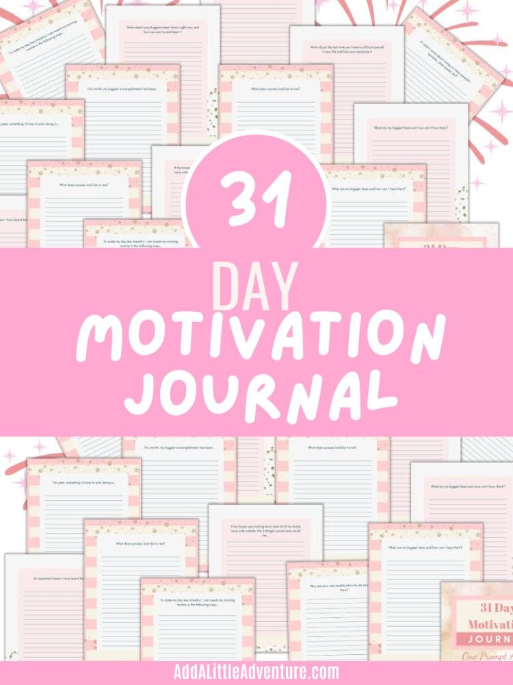31 Day Motivation Journal