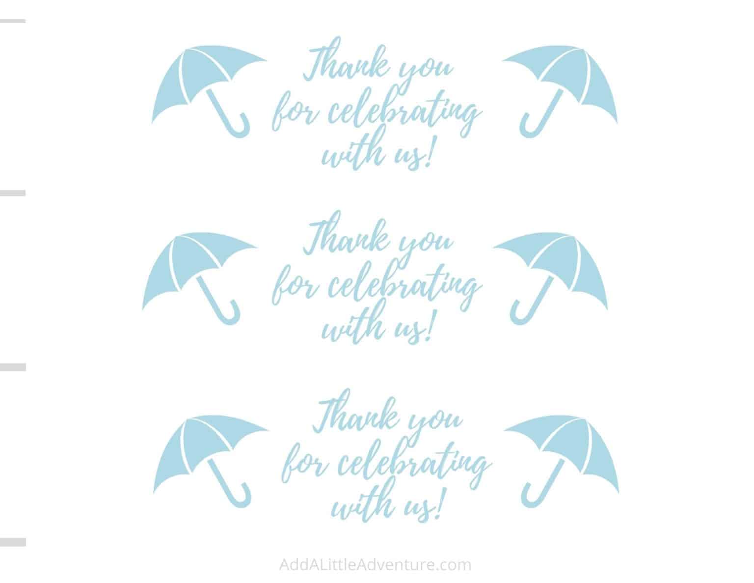 Baby Shower Water Bottle Labels - Free Printables - Add A Little Adventure