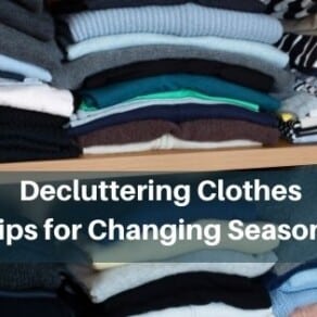 decluttering clothes