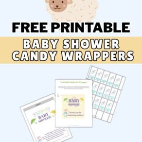 Free Printable Baby Shower Candy Wrappers