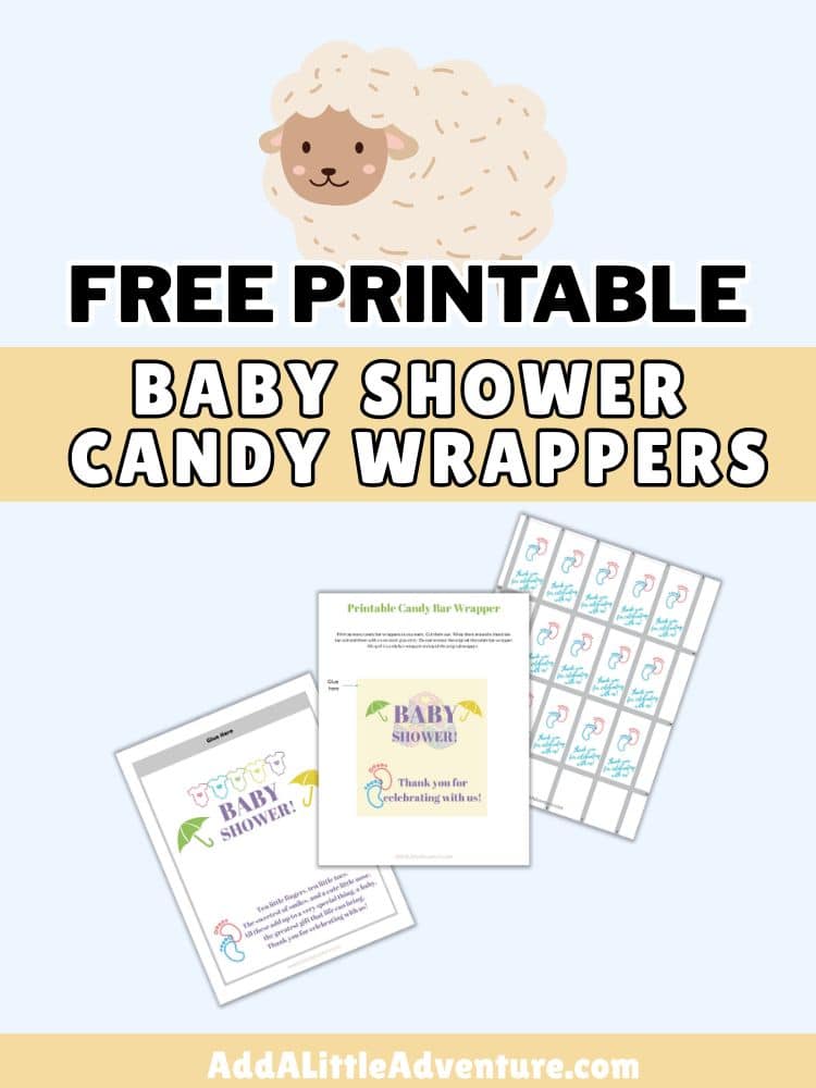 Free Printable Baby Shower Candy Wrappers