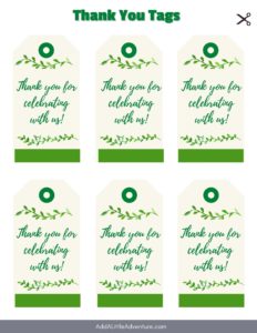 Printable Thank You Tags - Add A Little Adventure