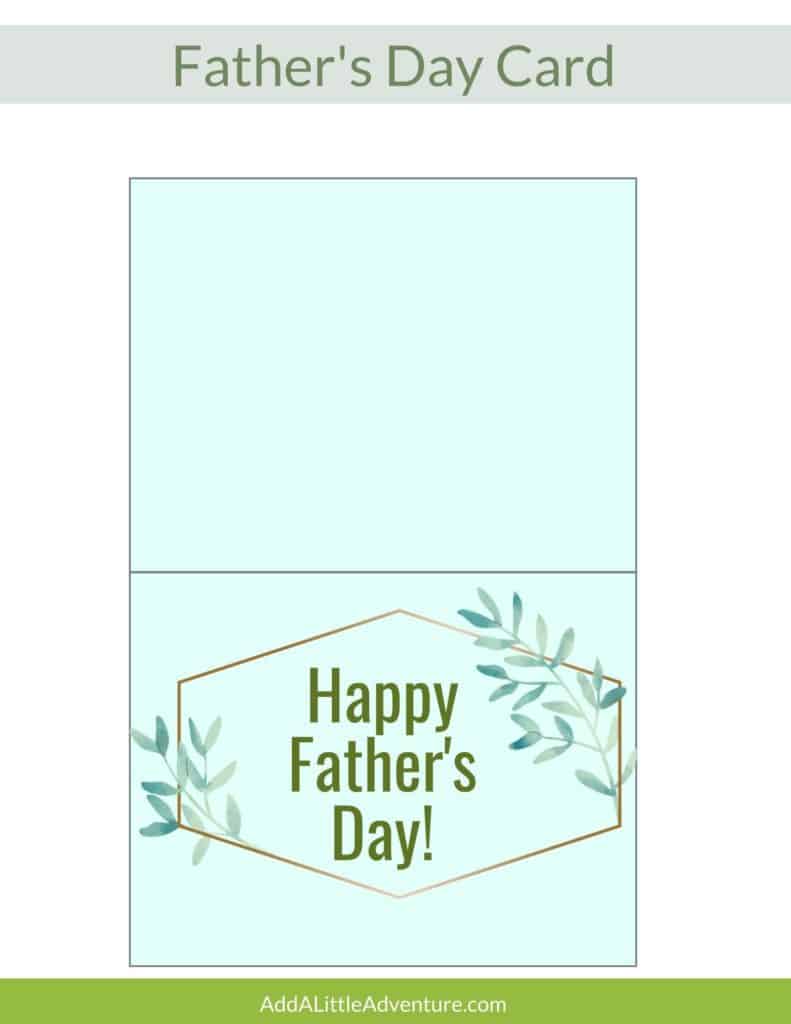 Free Printable Father's Day Card
