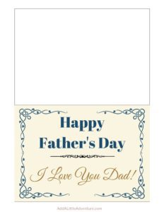 Printable Father's Day Cards - Add A Little Adventure