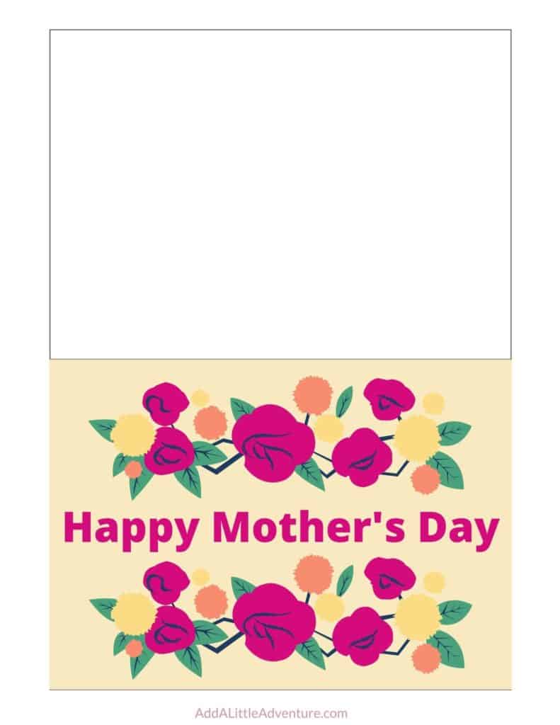 Happy Mother's Day Printable Card