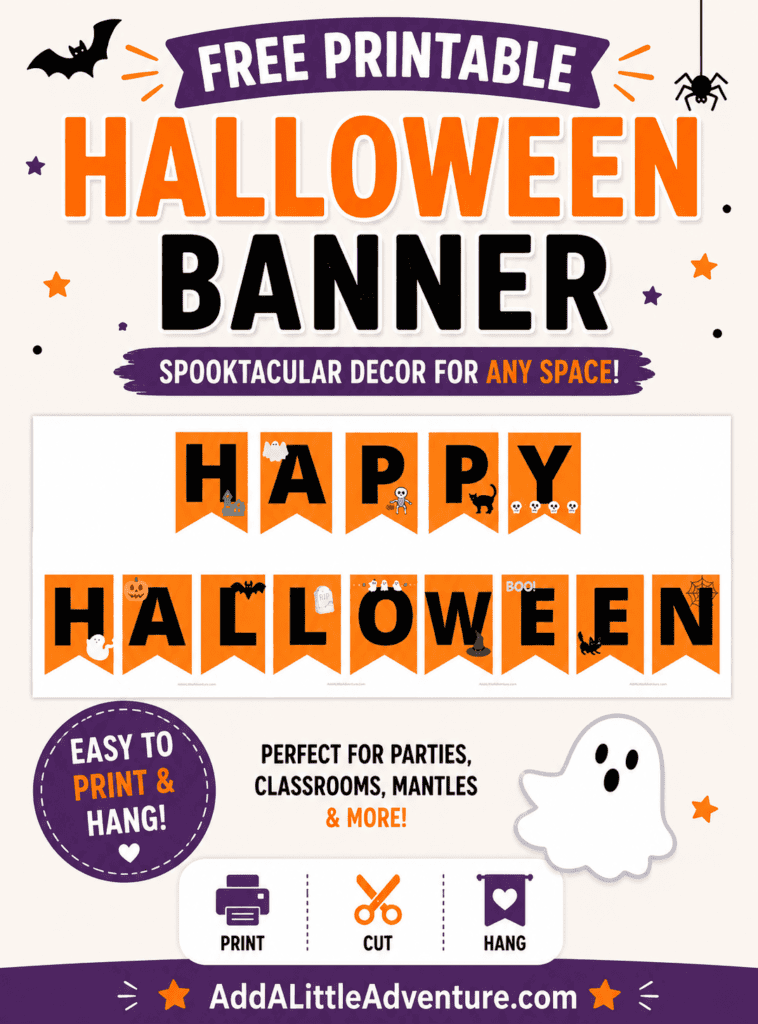 Free Printable Halloween Banner