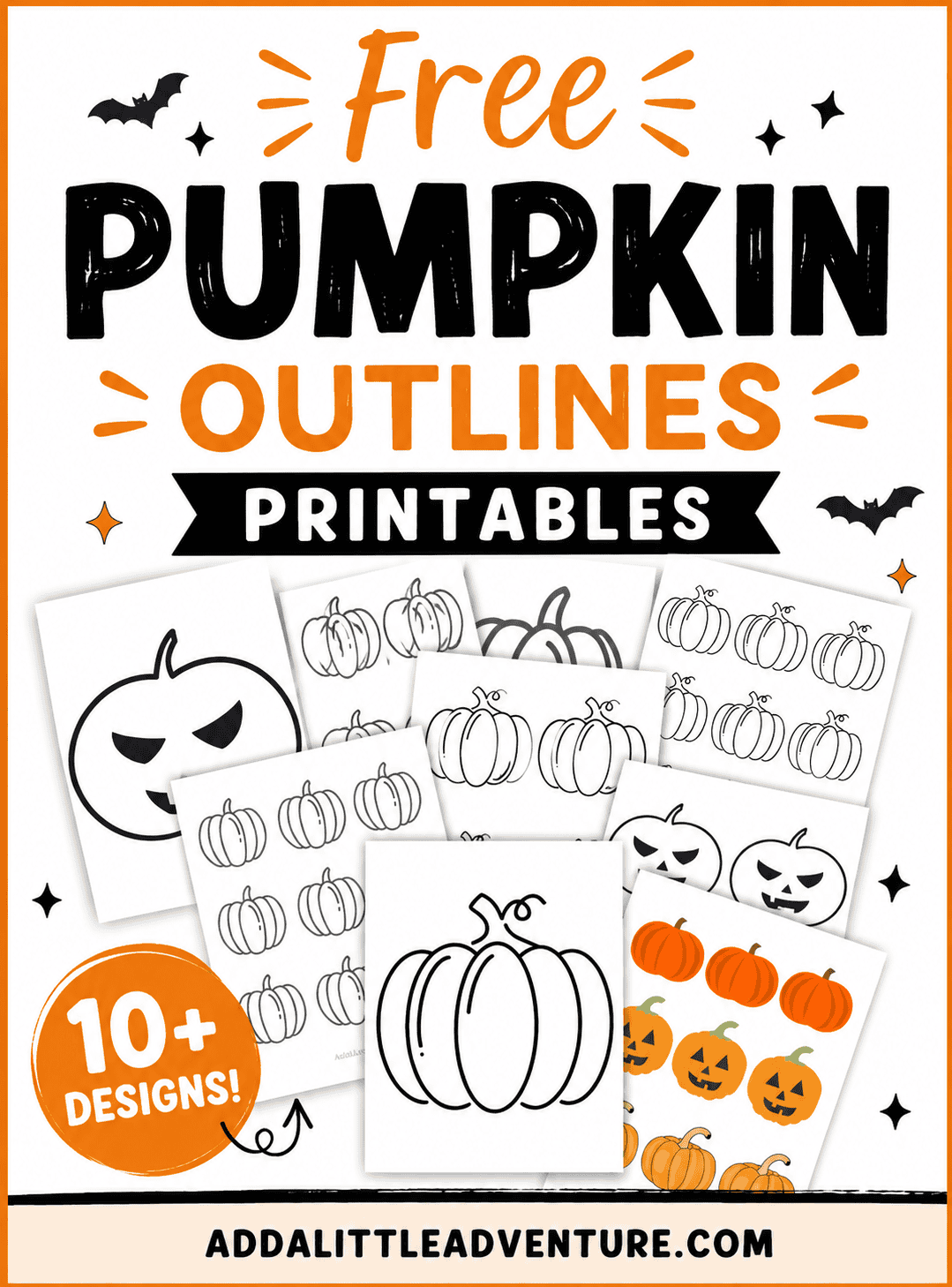 Free Pumpkin Outlines Printables