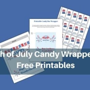 4th of July Candy Wrappers