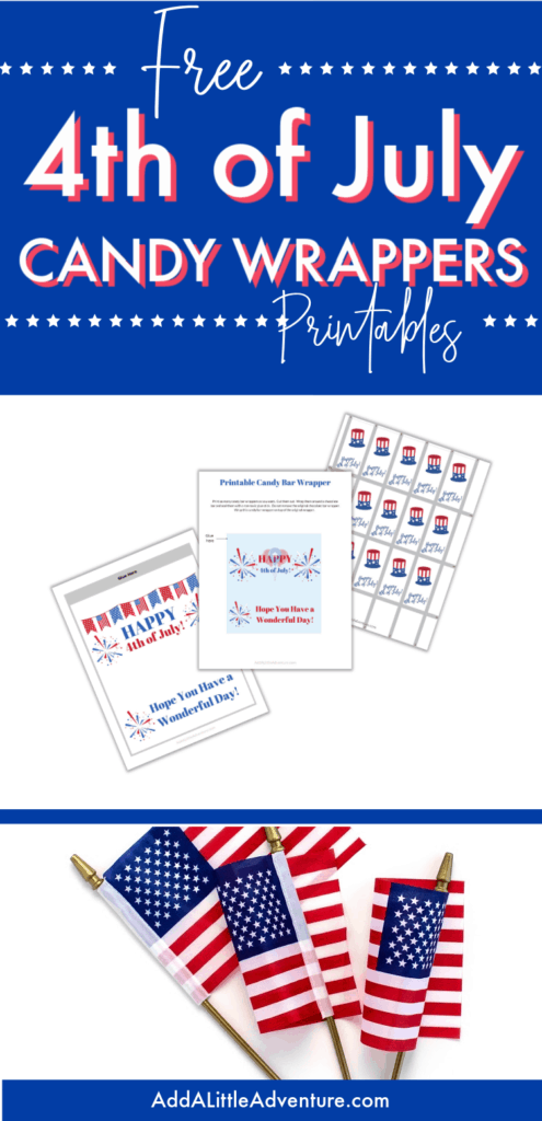 Free 4th of July Candy Wrappers Printables