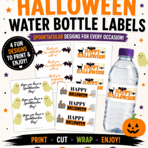 Free Printable Halloween Water Bottle Labels
