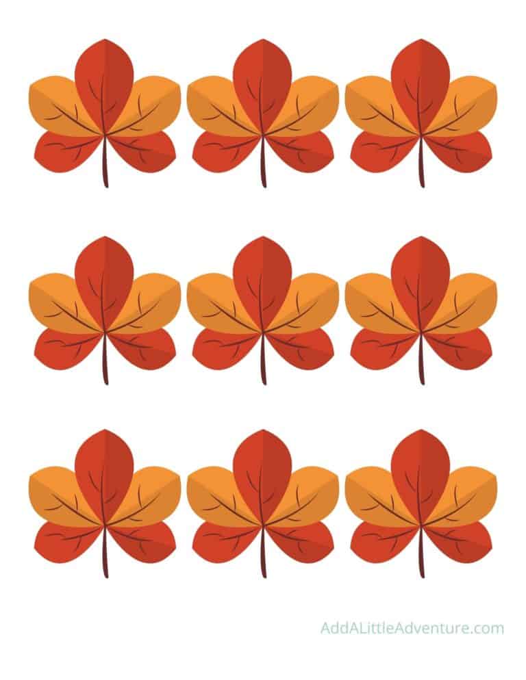 Fall Leaves Printable Outlines and Templates - Add A Little Adventure