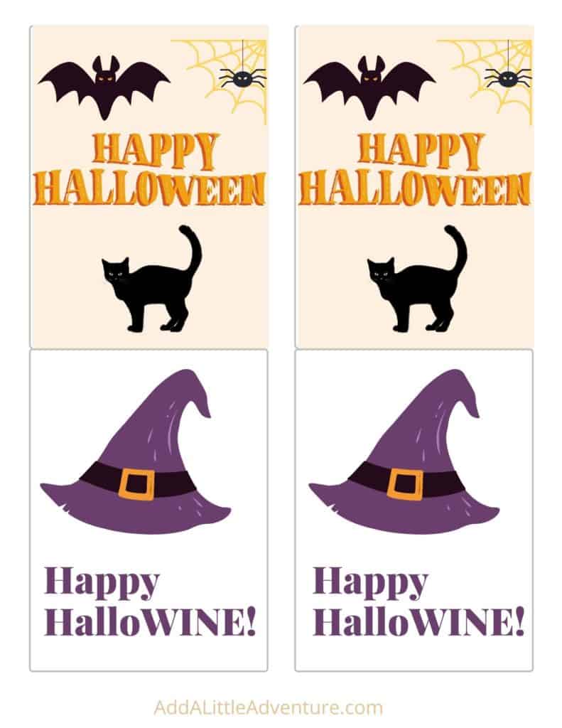 Wine Labels for Halloween