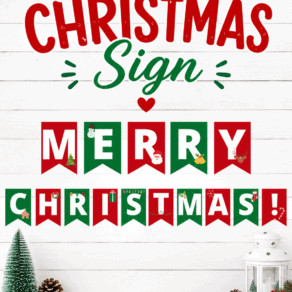 Free Printable Christmas Sign