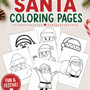 Free Printable Santa Coloring Pages