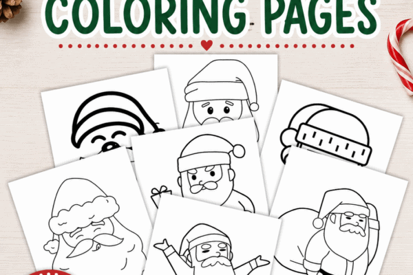 Free Printable Santa Coloring Pages