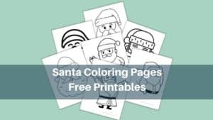 Santa Coloring Pages - Free Printables