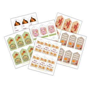 Thanksgiving Tags - Free Printables - Add A Little Adventure